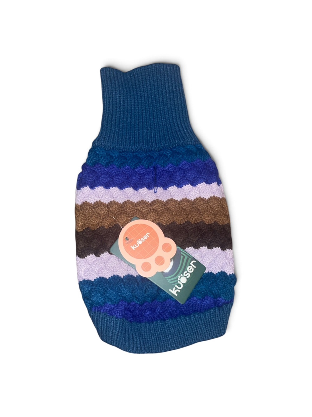 KUOSER dog sweater blue NWT XS